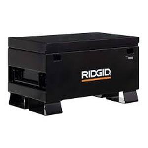 RIDGID 32 in. W x 19 in. H x 18 in. L Portable Jobsite Box   Customer Returns See Pictures