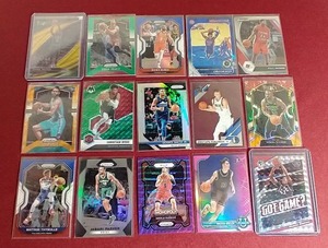 lot 3 image: (15) Basketball Cards - All ColorPrizms