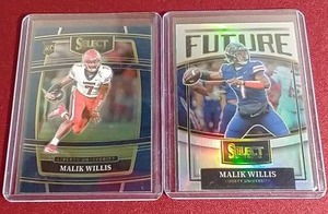 lot 8 image: (2) 2022 Malik Willis Rookie Cards