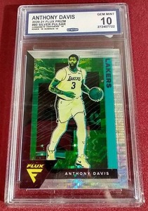 lot 18 image: 2020-21 Flux Silver Pulsar Anthony Davis Card - CCG 10