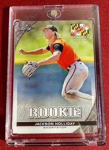 lot 32 image: 2022 Leaf Jackson Holliday Rookie Card