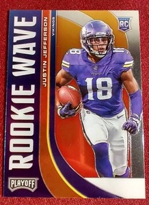 lot 43 image: 2020 Playoff Justin Jefferson Rookie Card