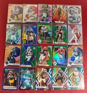 lot 48 image: (20) Football Cards - All Prizms & Nice Parallels