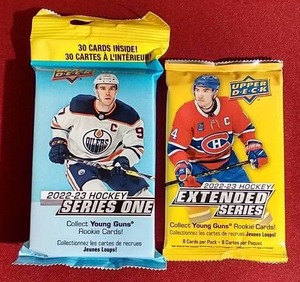 lot 56 image: (2) 2022-23 Upper Deck Hockey Packs