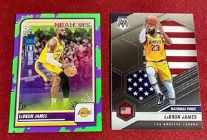 lot 74 image: (2) LeBron James Cards