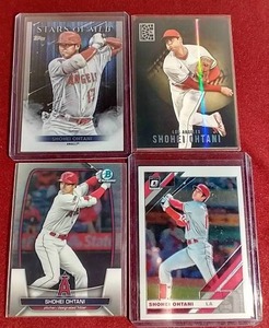 lot 76 image: (4) Shohei Ohtani Cards