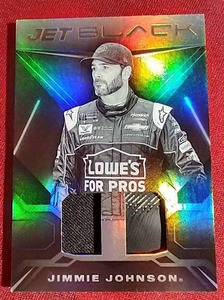 lot 94 image: 2022 Panini Jimmie Johnson Dual Race-Used Relic Card