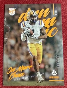 lot 107 image: 2021 Luminance JaMarr Chase Rookie Card - #d100