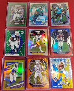 lot 111 image: (9) NFL Cards - All Prizms & Color Parallels