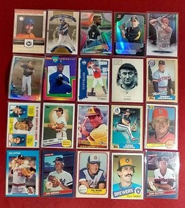lot 118 image: (20) Baseball Cards - #d, Refractors, Vintage Etc