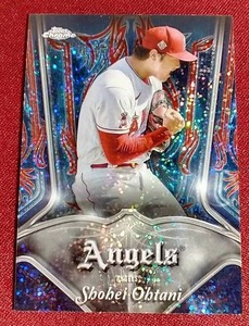 lot 139 image: Topps Chrome Shohei Ohtani Speckle Refractor Card