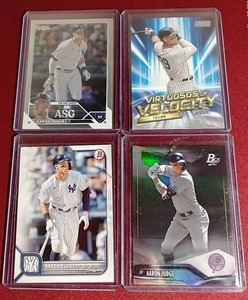lot 154 image: (4) Aaron Judge Cards