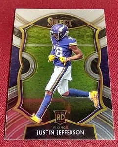 lot 157 image: 2020 Select Justin Jefferson Rookie Card