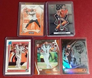 lot 170 image: (5) JaMarr Chase Rookie Cards