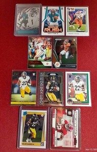 lot 192 image: (10) NFL Running Back Rookie Cards - Travis Etienne & Najee Harris