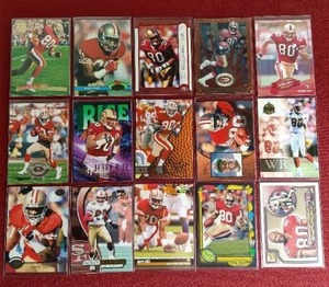 lot 194 image: (15) Jerry Rice Cards