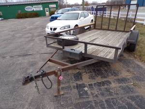 lot 4 image: 12 Steel Trailer with 4 Ramp