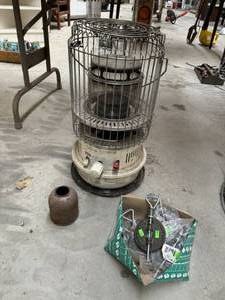 lot 69 image: Kerosene Heater and Chimney Pipe Dampers