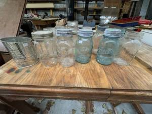 lot 95 image: Vintage Canning Jars
