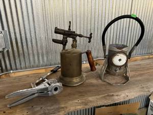 lot 107 image: Vintage Torch and more