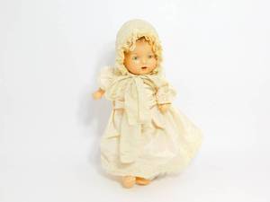 lot 7 image: 17 Tall Early 1900s Antique Composition Doll