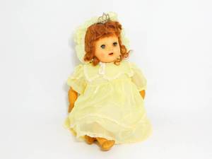 lot 8 image: Early 1900s Antique Composition Doll20 Tall