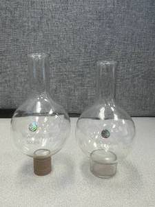 2 - Borosil 500ml Boiling Flasks, Brand New