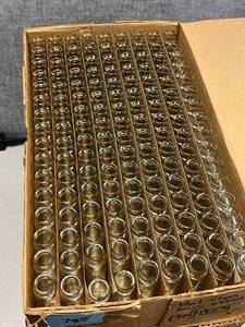 4 Boxes of One Gross Automatic MaChine Made Patent Lip Vials 8 Dram 95 x 25mm