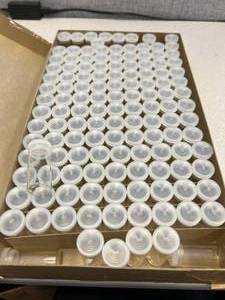 Box of snap cap Vials, 4 dram, 25x52mm