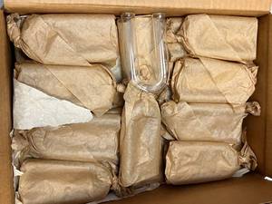 3.5 Inches Full Box of U Shape Glass Funnels