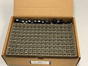 Box of Automatic Machine Made Screw Cap Vials, 2 Dram Long Style 75 x 15mm