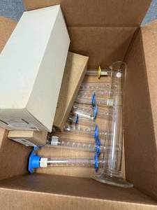 Box Of Assorted Graudated Cylinders