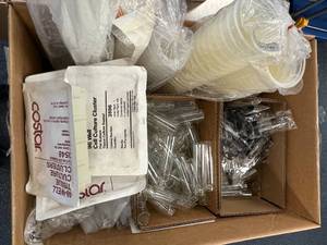 BIG LOT ASSORTMENT Shell Vials, Vials, Test Tubes, Well Plates, Droppers, Cups, $200 Retail Value