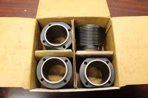 Box of 4 Used Engine Cylinder Sleeves - Automotive Parts