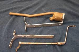 Set of 4 Vintage Metal Tools with a Brass Fitting