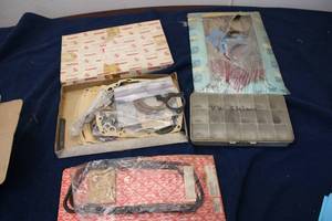 Lot of Vintage Porsche and VW Engine Parts and Gaskets