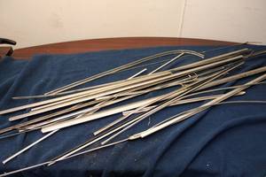 Lot of Stainless Steel Strips for Crafting and Fabrication