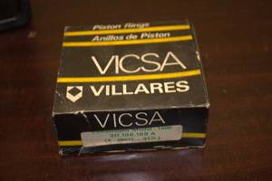 VICSA Piston Rings for Volkswagen Model 1600 - OEM Part Number 311.198.169 A