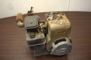 Used 5HP Gas Engine by Ward - Vintage Small Engine