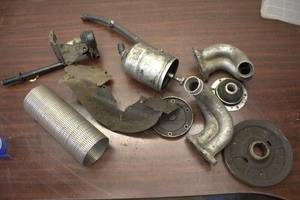 Collection of Used Automotive Engine Parts