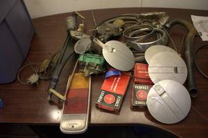 Assorted Vintage Automotive Parts and Accessories Lot