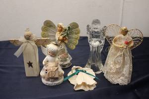 lot 50 image: Collection of 6 Decorative Angel Figurines