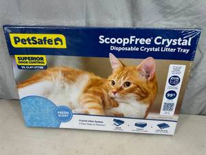 lot 7 image: New Petsafe ScoopFree Disposable Crystal Litter Tray Refill