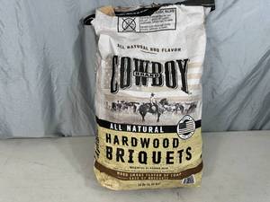 lot 15 image: 14 lb Bag of Hardwood Charcoal Briquets for Grilling