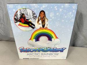 lot 26 image: New Artic Rainbow Inflatable Snow Tube