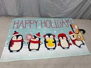 lot 39 image: New Holiday Themed Rug