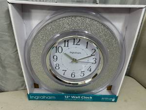 lot 76 image: New 12 inch Wall Clock