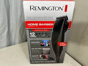 lot 105 image: New Remington Home Barber Hair Trimmer Kit