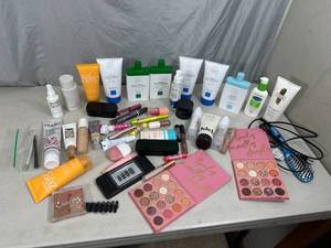 lot 119 image: Assorted Skin Care, Babyliss Brush, Hair Care, Makeup, and More