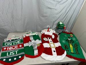 lot 122 image: New Holiday Pet Clothing - Large